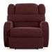 Poltrona do Papai Reclinável Kalie Power Touch Massagem FH9 Veludo Vinho - Mpozenato
