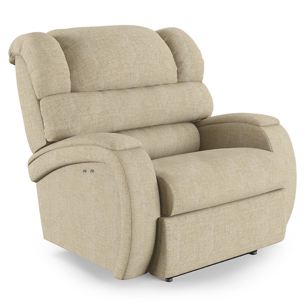 Poltrona do Papai Reclinável Kalie Power Touch USB FH9 Linho Bege - Mpozenato