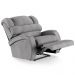 Poltrona do Papai Reclinável Kalie Power Touch USB FH9 Linho Cinza - Mpozenato