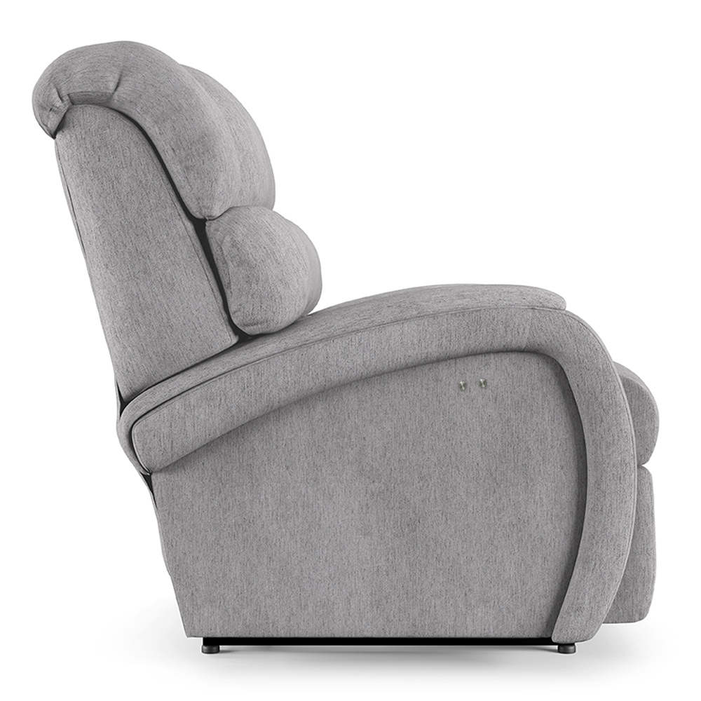 Poltrona do Papai Reclinável Kalie Power Touch USB FH9 Linho Cinza - Mpozenato