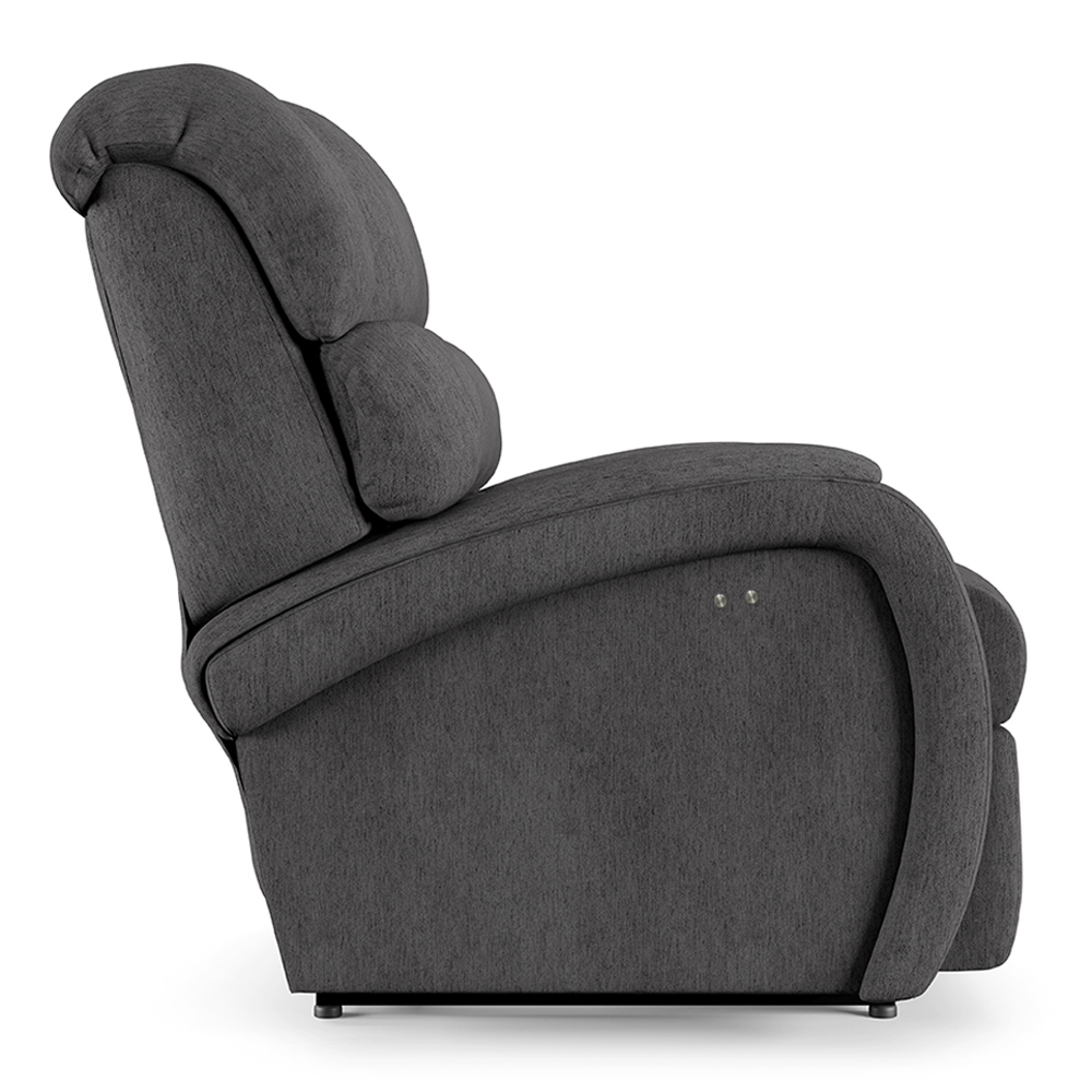 Poltrona do Papai Reclinável Kalie Power Touch USB FH9 Linho Grafite - Mpozenato