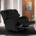 Poltrona do Papai Reclinável Kalie Power Touch USB FH9 PU Preto - Mpozenato