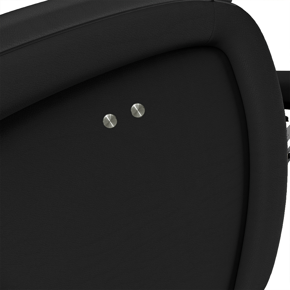 Poltrona do Papai Reclinável Kalie Power Touch USB FH9 PU Preto - Mpozenato