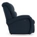 Poltrona do Papai Reclinável Kalie Power Touch USB FH9 Veludo Azul - Mpozenato