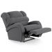 Poltrona do Papai Reclinável Kalie Power Touch USB FH9 Veludo Cinza - Mpozenato
