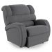 Poltrona do Papai Reclinável Kalie Power Touch USB FH9 Veludo Cinza - Mpozenato