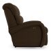 Poltrona do Papai Reclinável Kalie Power Touch USB FH9 Veludo Marrom - Mpozenato