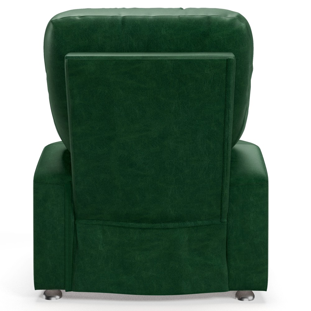 Poltrona do Papai Reclinável Para Cinema Praddo FH9 PU Verde - Mpozenato
