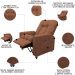 Poltrona do Papai Reclinável Para Cinema Praddo FH9 Veludo Terracota - Mpozenato