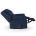 Poltrona do Papai Reclinável Pietra Controle Power Elétrico FH9 PU Azul - Mpozenato