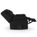 Poltrona do Papai Reclinável Pietra Controle Power Elétrico FH9 PU Preto - Mpozenato