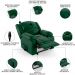 Poltrona do Papai Reclinável Pietra Controle Power Elétrico FH9 PU Verde Musgo - Mpozenato