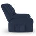 Poltrona do Papai Reclinável Pietra Controle Power Elétrico USB FH9 PU Azul - Mpozenato