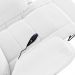 Poltrona do Papai Reclinável Pietra Controle Power Elétrico USB FH9 PU Branco - Mpozenato