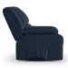 Poltrona do Papai Reclinável Pietra Controle Power Elétrico USB FH9 Veludo Azul - Mpozenato