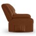 Poltrona do Papai Reclinável Pietra Controle Power Elétrico USB FH9 Veludo Terracota - Mpozenato