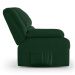 Poltrona do Papai Reclinável Pietra Controle Power Elétrico USB FH9 Veludo Verde - Mpozenato