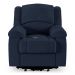 Poltrona do Papai Reclinável Pietra Elevação Lift Elétrico FH9 PU Azul - Mpozenato