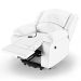 Poltrona do Papai Reclinável Pietra Elevação Lift Elétrico FH9 PU Branco - Mpozenato