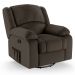 Poltrona do Papai Reclinável Pietra Glider Giratória FH9 PU Marrom - Mpozenato