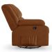 Poltrona do Papai Reclinável Pietra Glider Giratória FH9 Veludo Terracota - Mpozenato