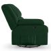Poltrona do Papai Reclinável Pietra Glider Giratória FH9 Veludo Verde - Mpozenato