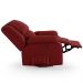 Poltrona do Papai Reclinável Pietra Glider Giratória FH9 Veludo Vermelho - Mpozenato
