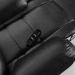 Poltrona do Papai Reclinável Pietra Glider Giratória Massagem FH9 PU Preto Brilho - Mpozenato