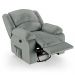 Poltrona do Papai Reclinável Pietra Glider Giratória USB FH9 PU Cinza - Mpozenato