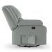 Poltrona do Papai Reclinável Pietra Glider Giratória USB FH9 PU Cinza - Mpozenato