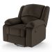 Poltrona do Papai Reclinável Pietra Glider Giratória USB FH9 PU Marrom - Mpozenato