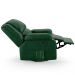 Poltrona do Papai Reclinável Pietra Glider Giratória USB FH9 PU Verde Musgo - Mpozenato