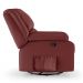 Poltrona do Papai Reclinável Pietra Glider Giratória USB FH9 PU Vermelho - Mpozenato