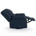Poltrona do Papai Reclinável Pietra Glider Giratória USB FH9 Veludo Azul - Mpozenato