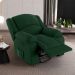 Poltrona do Papai Reclinável Pietra Glider Giratória USB FH9 Veludo Verde - Mpozenato