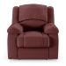 Poltrona do Papai Reclinável Pietra Power Elétrica FH9 PU Vermelho - Mpozenato