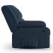 Poltrona do Papai Reclinável Pietra Power Elétrica Massagem FH9 Veludo Azul - Mpozenato