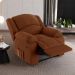 Poltrona do Papai Reclinável Pietra Power Elétrica Massagem FH9 Veludo Terracota - Mpozenato