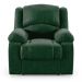 Poltrona do Papai Reclinável Pietra Power Elétrica USB FH9 PU Verde Musgo - Mpozenato