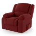 Poltrona do Papai Reclinável Pietra Power Elétrica USB FH9 Veludo Vermelho - Mpozenato