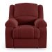 Poltrona do Papai Reclinável Pietra Power Elétrica USB FH9 Veludo Vermelho - Mpozenato