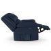 Poltrona do Papai Reclinável Pietra Power Touch FH9 PU Azul - Mpozenato