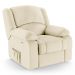 Poltrona do Papai Reclinável Pietra Power Touch FH9 PU Bege - Mpozenato
