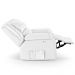 Poltrona do Papai Reclinável Pietra Power Touch FH9 PU Branco - Mpozenato