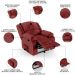 Poltrona do Papai Reclinável Pietra Power Touch FH9 PU Vermelho - Mpozenato