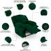 Poltrona do Papai Reclinável Pietra Power Touch USB FH9 Veludo Verde - Mpozenato