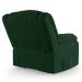 Poltrona do Papai Reclinável Pietra Power Touch USB FH9 Veludo Verde - Mpozenato