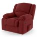 Poltrona do Papai Reclinável Pietra Power Touch USB FH9 Veludo Vermelho - Mpozenato