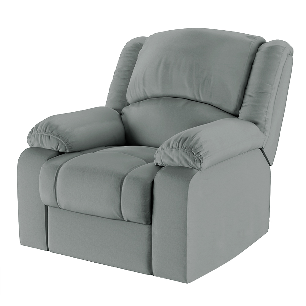 Poltrona do Papai Reclinável Pietra Zero Wall FH9 PU Cinza - Mpozenato