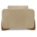 Poltrona para Sala Base de Madeira Kit 2 Izzy S06 Linho Dourado - Mpozenato